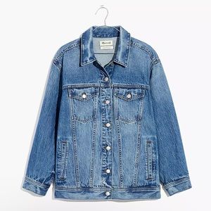 Madewell Oversized Trucker Denim Jacket XS NWT